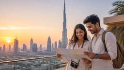 Dubai skyline and attractions for a three-day itinerary