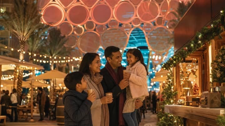 New Year fireworks illuminating Burj Khalifa and Dubai skyline