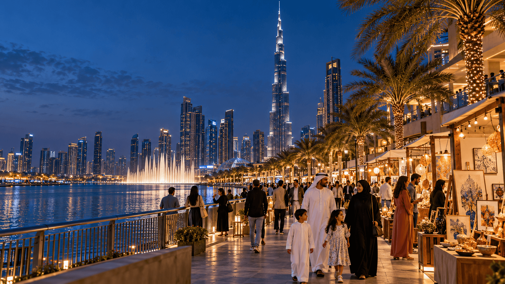 Dubai events and outdoor arts market in November